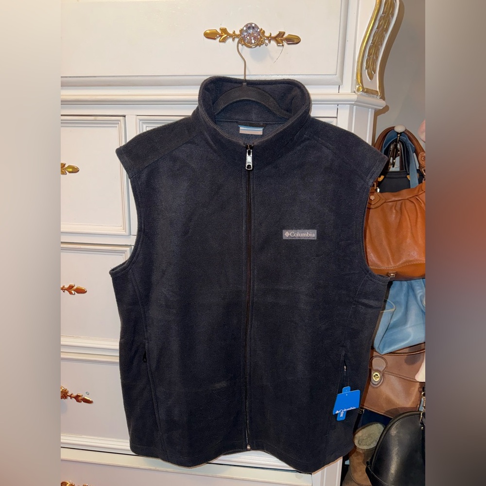 Men’s Columbia Steens Mountain™ Fleece Vest, Navy, Size Medium, New With Tags - Picture 13 of 17